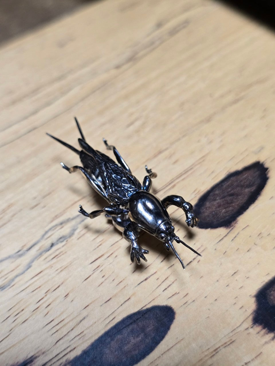 【日本上陸記念セール】人間関係を好転する愛と幸福のオケラ セレブお墨付きブランドオールインセクツジュエリー【シルバーランク】