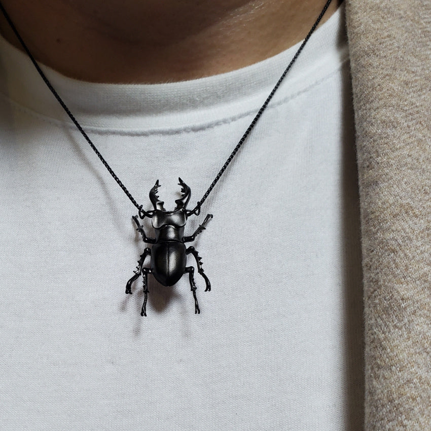 【日本上陸記念セール】完全勝利の勝負運を持つミヤマクワガタ セレブお墨付きブランドオールインセクツジュエリー【シルバーランク】